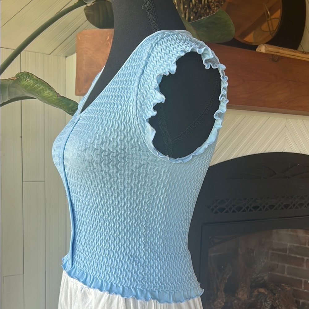 Urban Rebel Smocked Ruffled Blouse - Picture 7 of 8